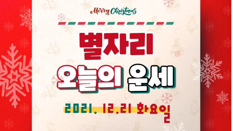  별자리 오늘의 운세 12월 21일 화요일