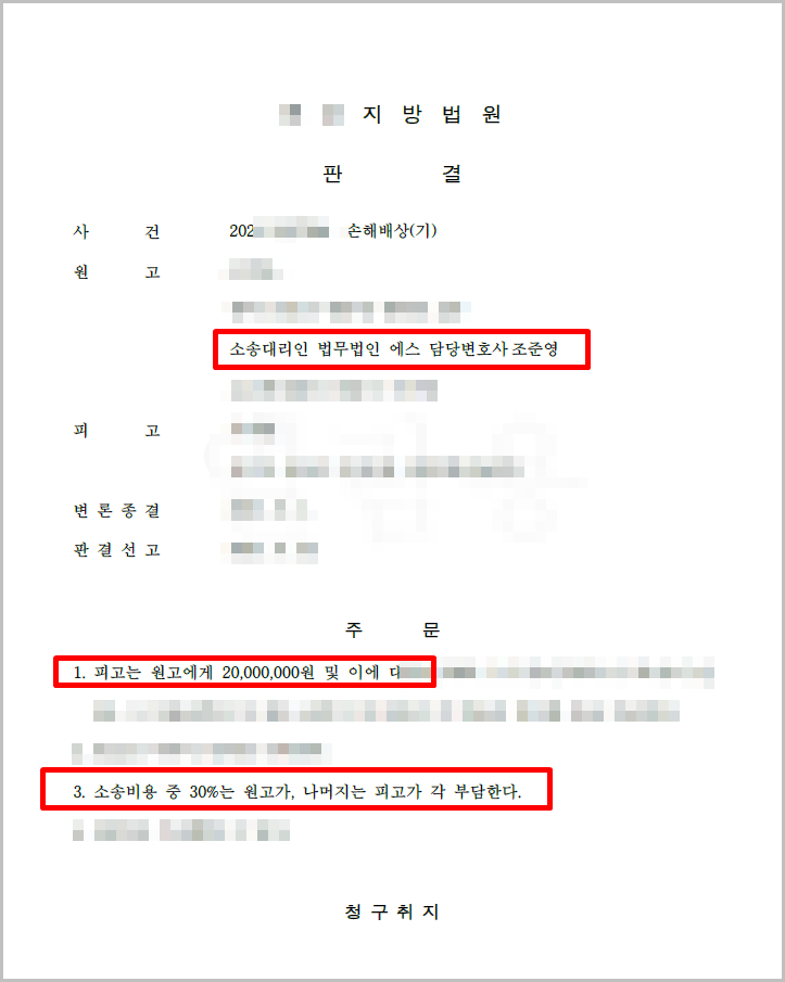  상간남 소송 승소사례_부정행위 7개월에 위자료 2,000만원 받아낸 사건 (조준영 변호사)