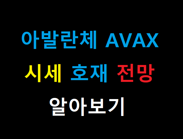  아발란체 코인 AVAX 시세 전망 호재 디파이 분석