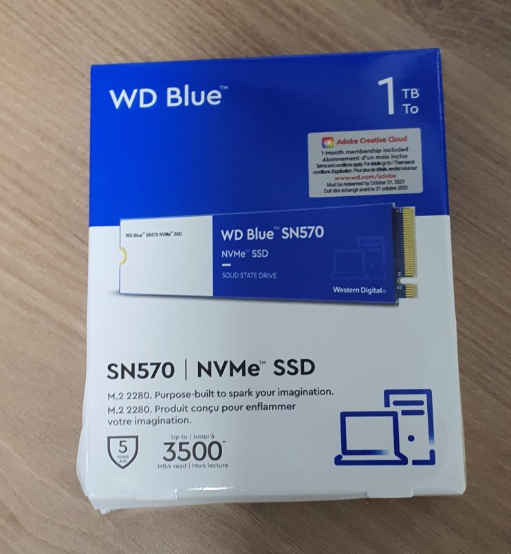 [IT리뷰] Western Digital사의 M.2 SSD SN570 NVMe 리뷰