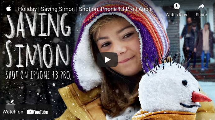  아무말 / 애플 크리스마스 광고 영상  Saving simon 2021