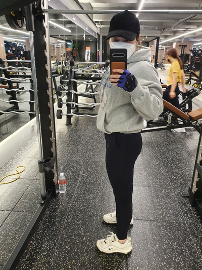  젝시믹스 신상조거레깅스 360N 블랙L사이즈 후기