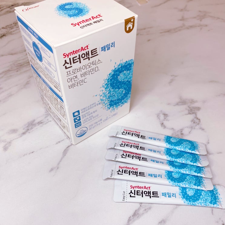  약국유산균 신터액트 패밀리로 유산균 챙겨먹기
