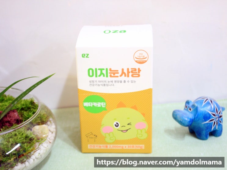  어린이눈영양제 이지눈사랑 패키지리뉴얼 되었어요