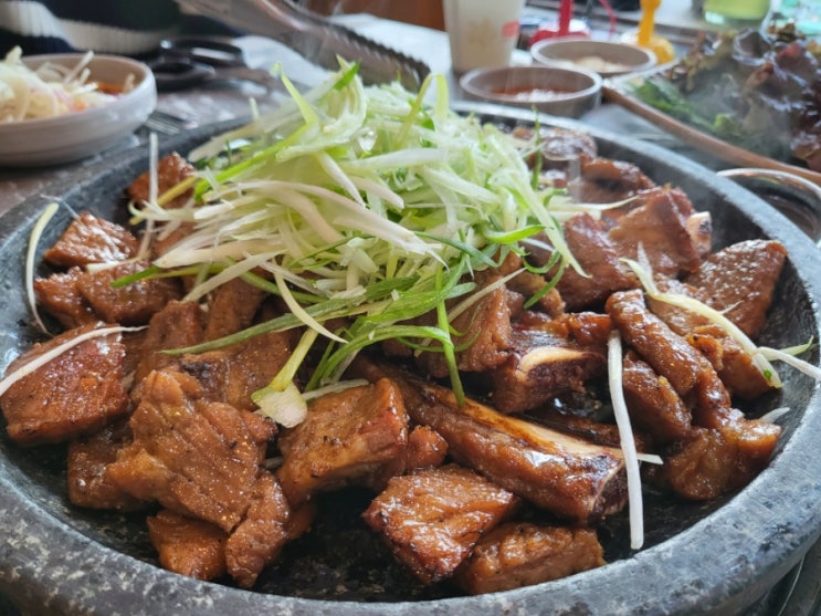  태안 돼지왕구이 가족외식 맛있게 먹었던 '홍일갈비' - 태안 돼지갈비,돼지고기 추천