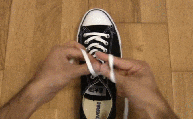 신발끈 예쁘게,안풀리게 묶는법 + 영상