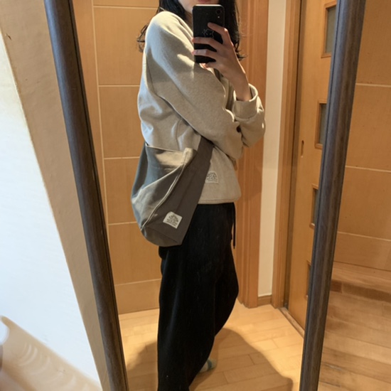  맨투맨, 크로스백 추천 호브호버 데일리룩 코디