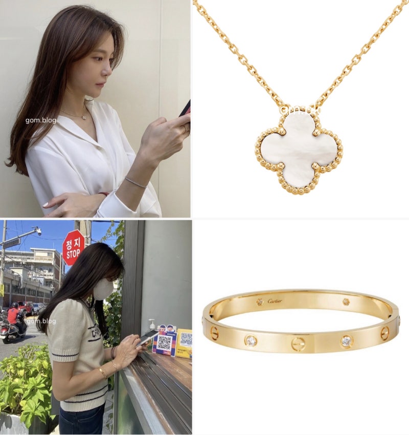 워맨스가 필요해 차예련 반클리프앤아펠 목걸이, 까르띠에 러브 팔찌 존예!