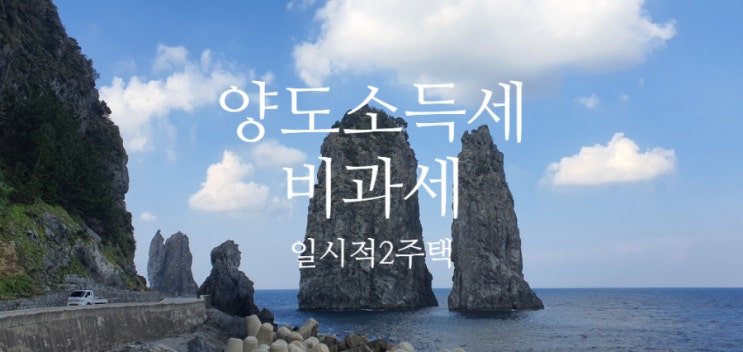  양도소득세 비과세 와 일시적2주택 비과세 이것만 알아두기로해요