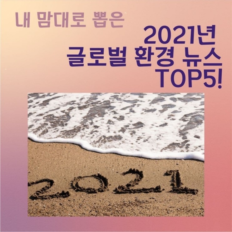 2021 글로벌 환경뉴스 TOP5