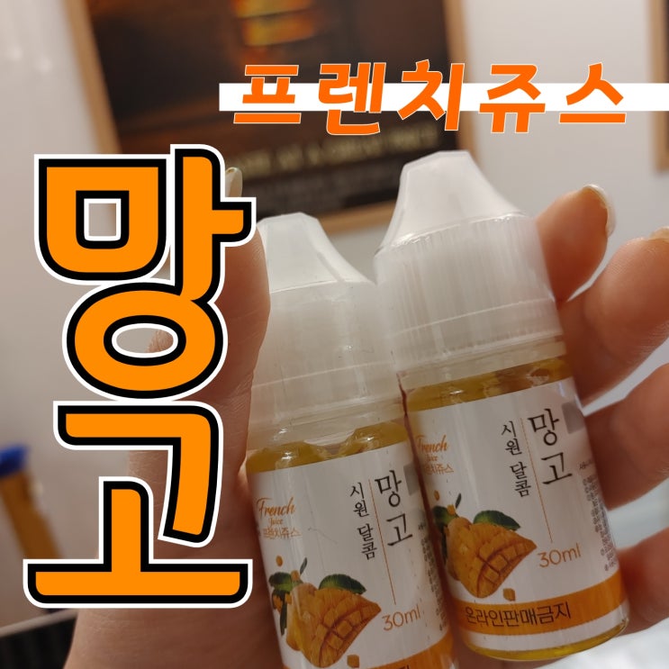  [창원전자담배상남점] 프렌치쥬스 '망고'