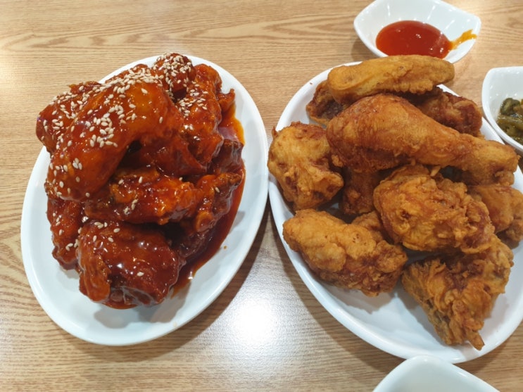  [인덕원맛집] 닭모래집이 서비스로 나오는 인덕원역 치킨맛집 유성통닭