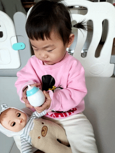  13개월 아가 선물 추천, 콩콩이 어부바 인형