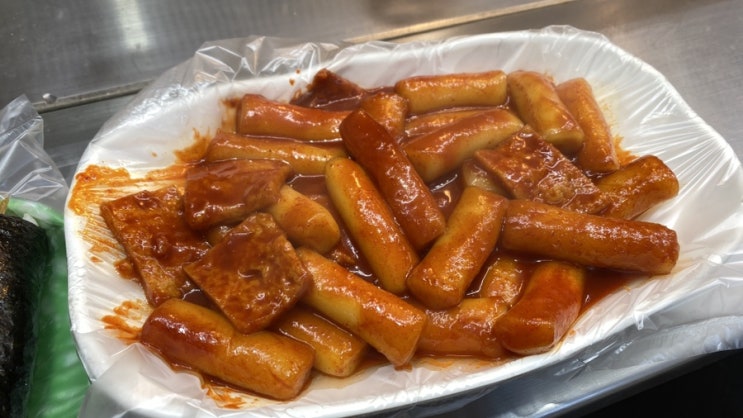 가성비 좋은 남대문시장 떡볶이 맛집 담소분식 (1500원 국수)