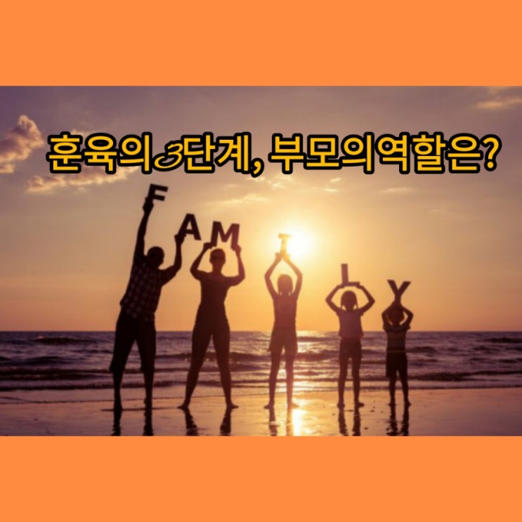  훈육의 3단계: 부모의역할은?