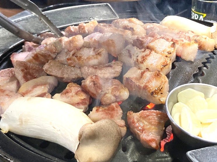 강남구청역 맛집 "땅코 참숯구이" 회식장소 , 삼쏘 먹기 딱 좋은 곳 강남본점 고기 맛집 추천