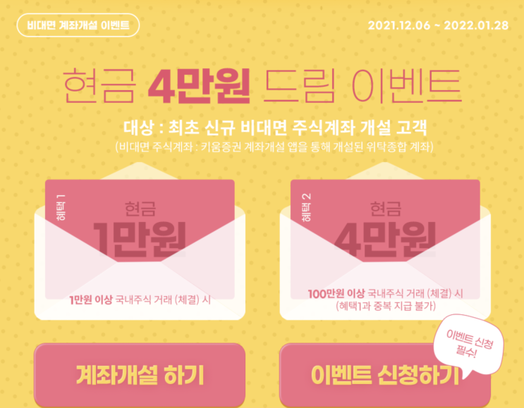  주식 계좌 개설 증권사 이벤트 비교