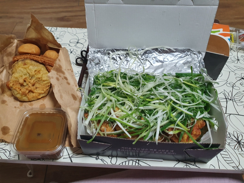  (천안 배달)닭이 땡기는 날 명량치킨 파닭주문