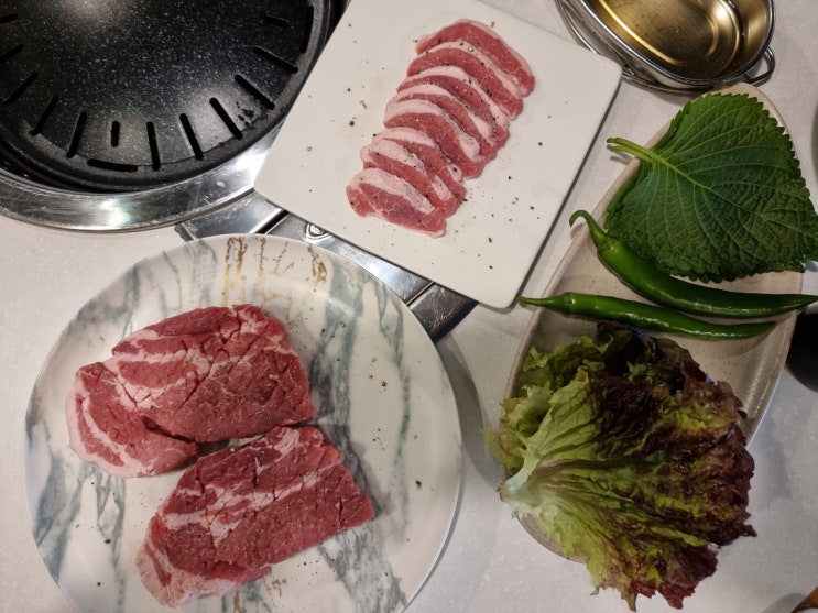  신도림 맛집 168시간 숙성 목살이 맛있는 고깃집 봉고기 :))