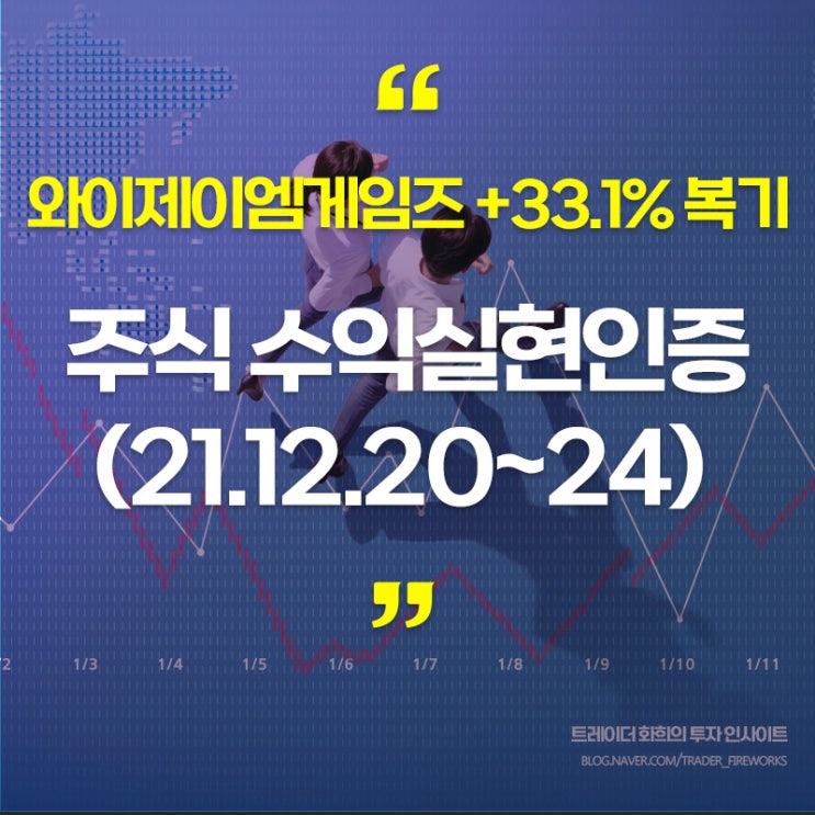  [와이제이엠게임즈] 수익인증 +33.10% (211225)