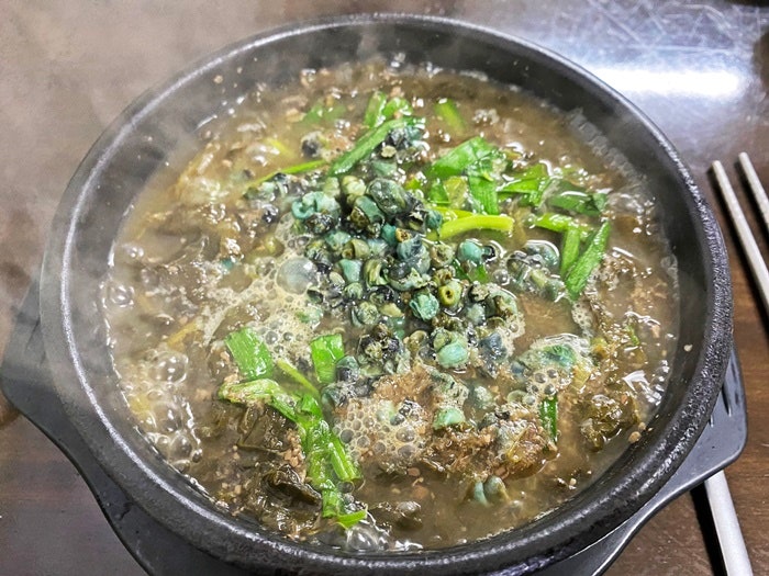  영월가볼만한곳 영월먹거리 동강 다슬기  다슬기해장국 다슬기비빔밥 다슬기순두부 다슬기전 다슬기무침 메뉴 가격 위치