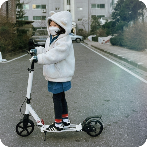  두발킥보드 아이랑 아빠랑 함께 킨즈 프로 킥보드 ~