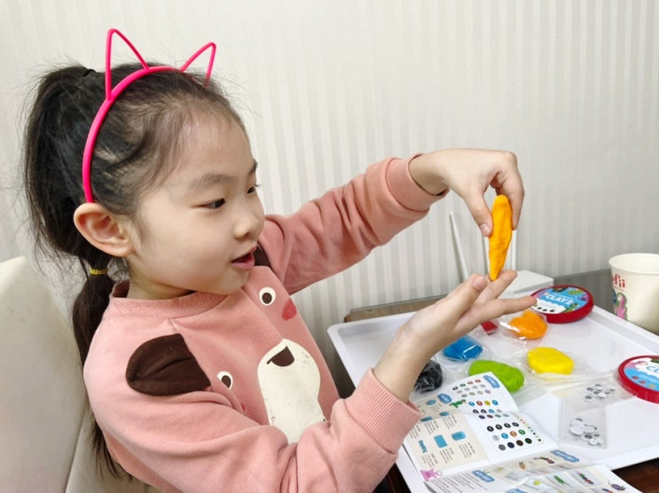  향기솔솔 애착비누 만들기, 케피버블클레이 버블점토 놀이
