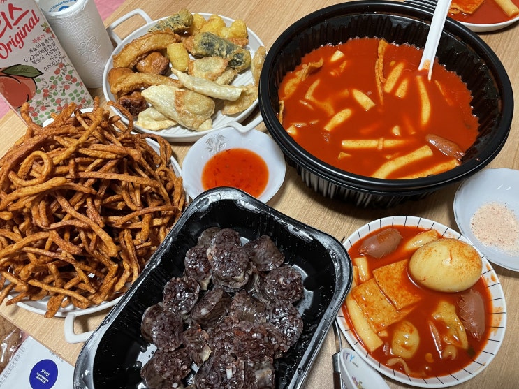  인천 구월동 떡볶이 맛집 을찌로국물떡볶이 에서 포장