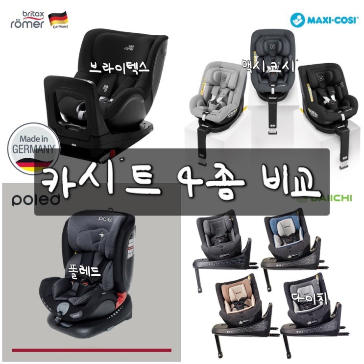 [내돈내산] 브라이텍스 vs 맥시코시 vs 다이치 vs 폴레드 카시트 4종 장단점&가격비교/ 맥시코시 솔직 장단점 후기