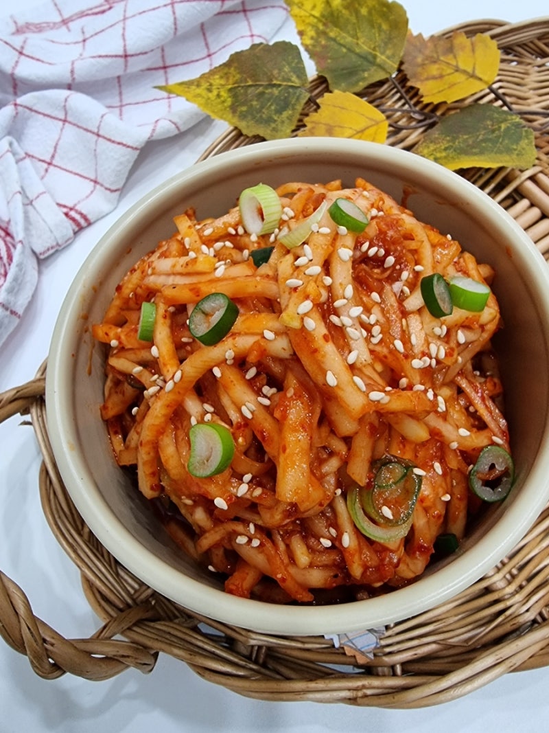 콜라비 무채 만드는 법