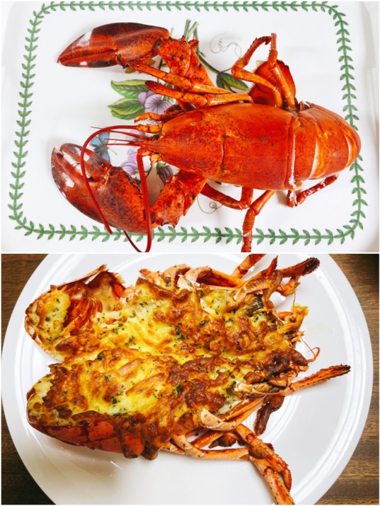  활랍스터 손질부터 랍스터 찌는법 랍스터버터구이 크리스마스 이브 파티