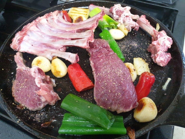  냉동 양갈비 손질 및 굽는 법 양고기프렌치렉구이 연말연시모임 손님초대 홈파티요리