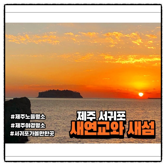  일몰이 아름다운 새연교 & 새섬