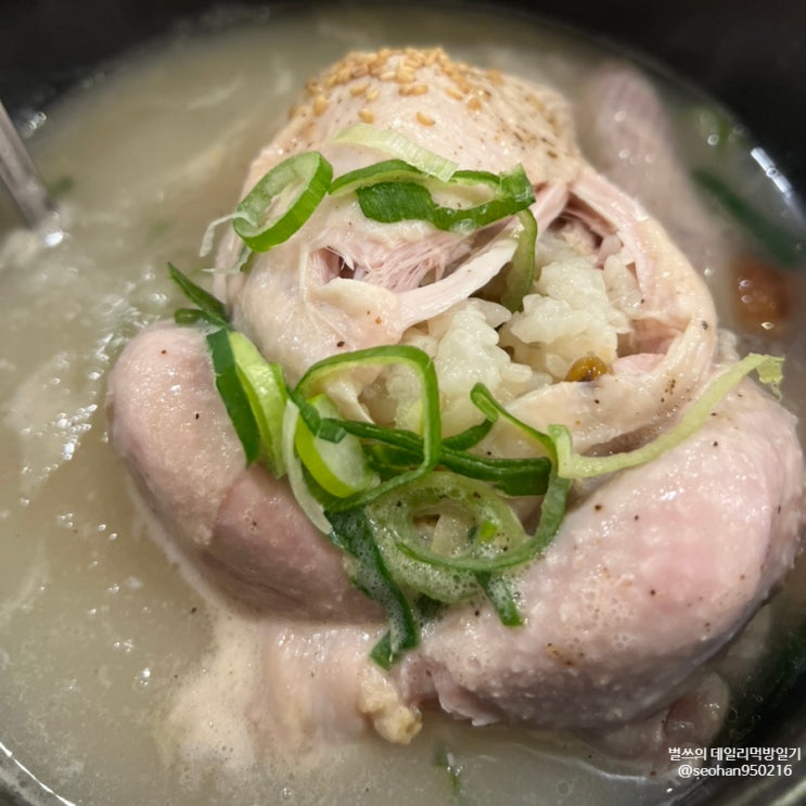 대구 삼계탕 맛집 닭올닭 죽전점에서 녹두삼계탕 송이삼계탕 먹어본 후기