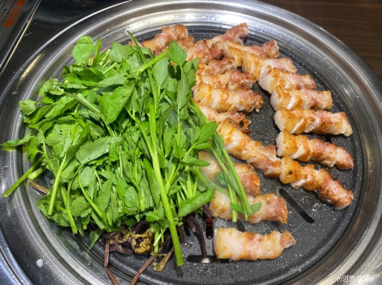  청도 한재미나리랑 같이먹는 대구 월성동 고깃집 금돼지집