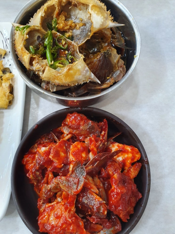  거제맛집 게장 2번 리필 가능한 '거제도 싱싱게장' (바지락미역국과 양념게장 너무 맛있었음 진짜)