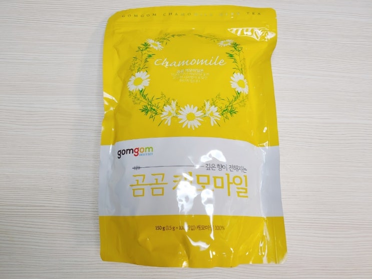  곰곰 캐모마일 숙면과 심신안정에 좋은차 내돈내산 한달 효과본 후기