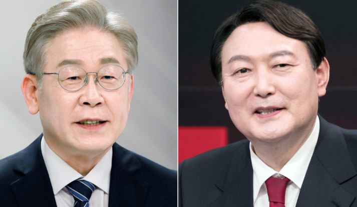  이재명 윤석열 대선후보 지지율 서던포스트 1차 공개발표