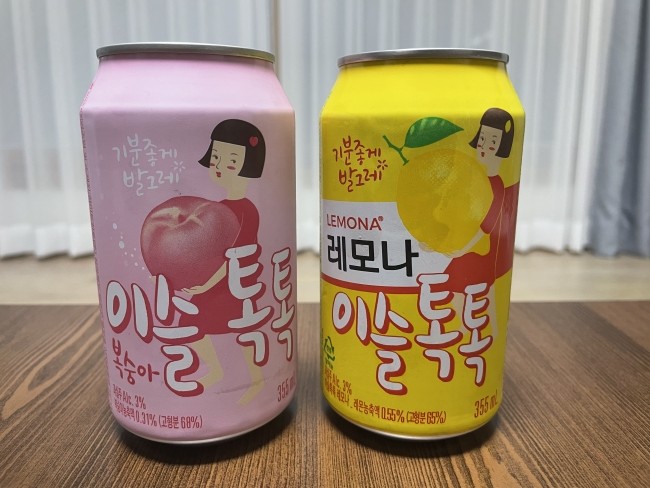  이슬톡톡 복숭아 / 이슬톡톡 레모나 리뷰