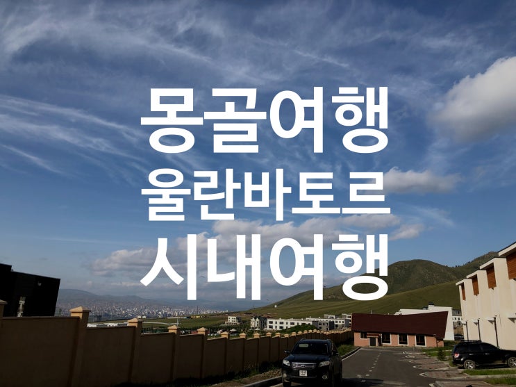  [몽골여행] #5 울란바토르 시내 여행 1,2일차 (환전/USIM구매/국영백화점/칭기즈칸광장/시장)