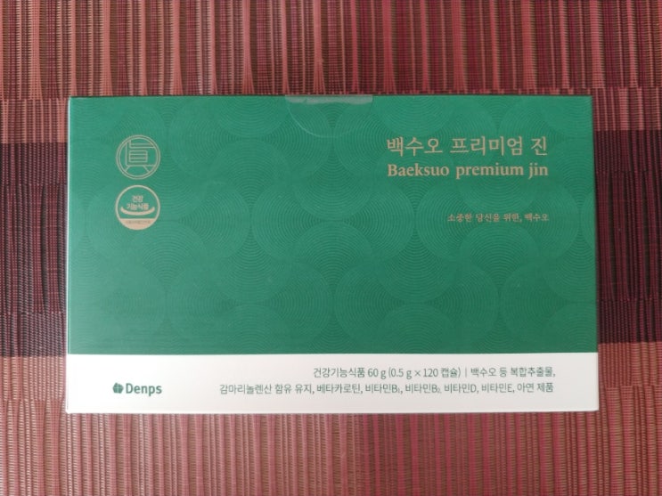  여성갱년기 덴프스 백수오 프리미엄 진 갱년기선물