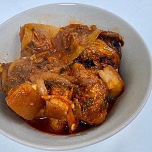 연말파티요리, 통앞다리살 김치찜(백종원 레시피 참고)