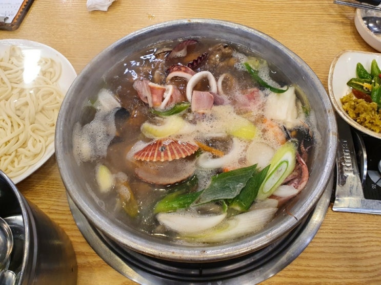  소래포구 가성비좋은맛집 통큰칼국수