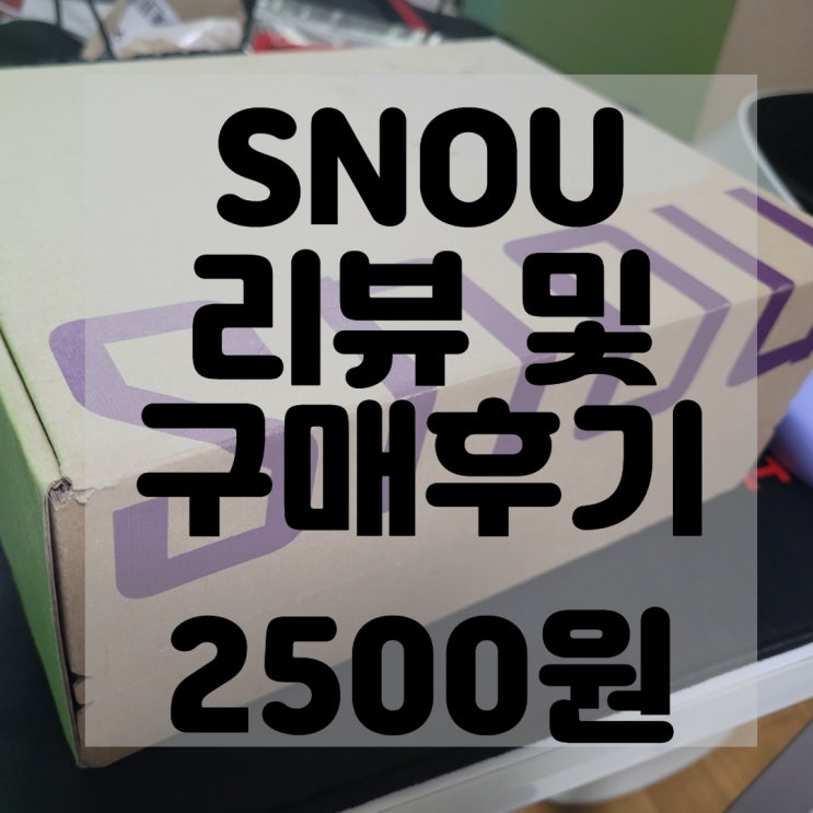  (내돈내산)(솔직후기)snou 브러쉬클렌저 / 크림 / 부스터 리뷰및 구매후기