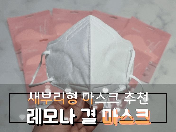  새부리형 마스크 추천은 레모나 결 마스크 국산 마스크로 가즈아!