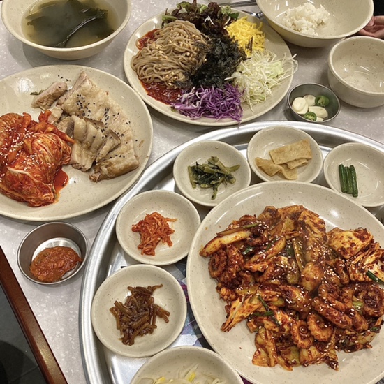 천안 오봉집 보쌈과 직화 낙지가 맛있는 불당 맛집 후기