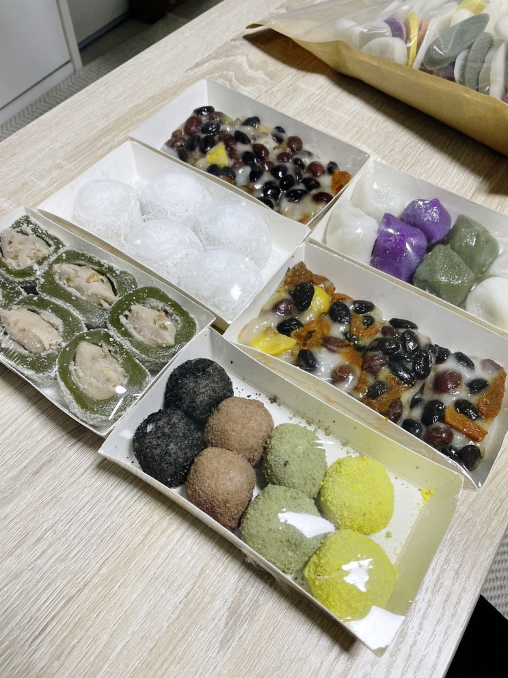  수원떡집  오색떡국 찹쌀떡 콩떡 쫀득하고 찐 맛있던 곳