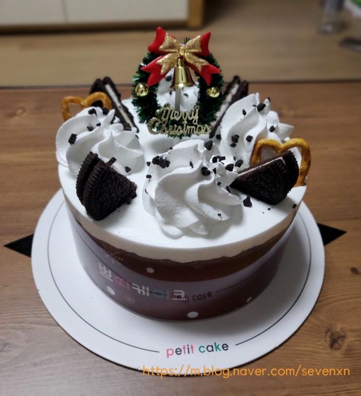  크리스마스케이크 , 안산선부동 가성비 좋은 쁘띠케이크에서 준비해요