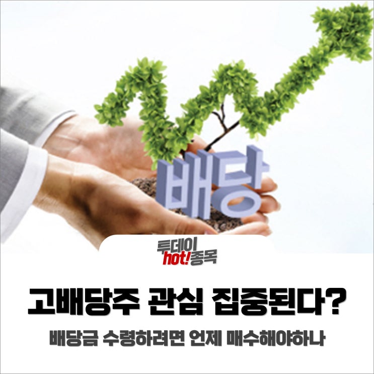 [오전장 특징주] 28일까지 매수해야 배당금 수령 가능! 고배당주 관심 집중?