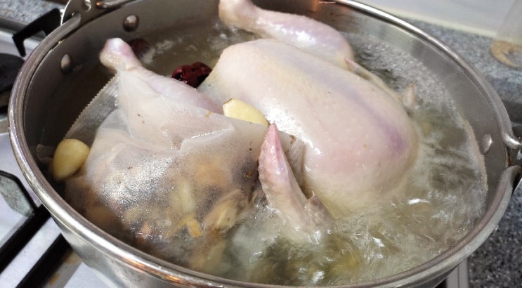 추운 겨울 보양식으로 최고 맛좋고 간단한 삼계탕 황금레시피 만드는방법
